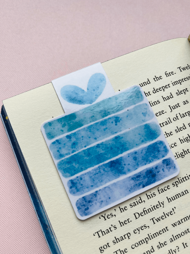 All wrapped up magnetic bookmark